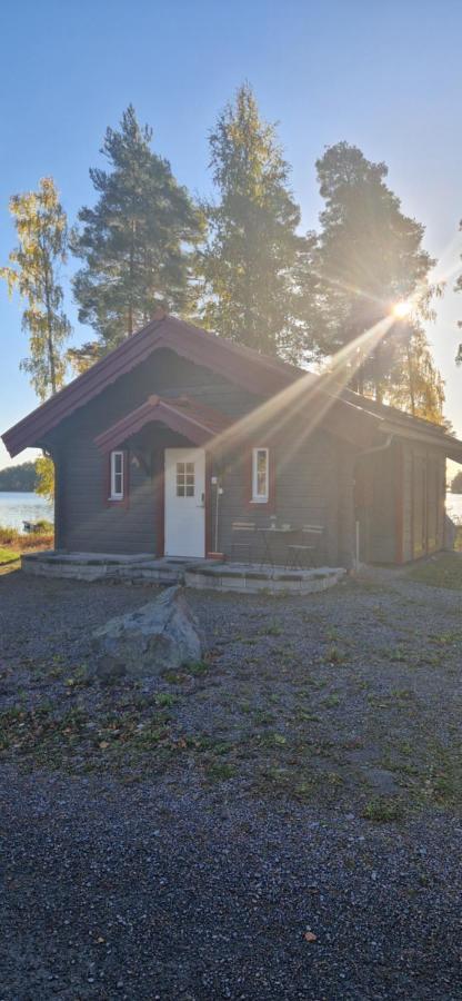 Lakeside Log Cabin Fraemby Udde Falun Eksteriør bilde